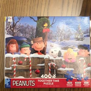 Peanuts Charlie Brown family time 400 piece puzzle new in box